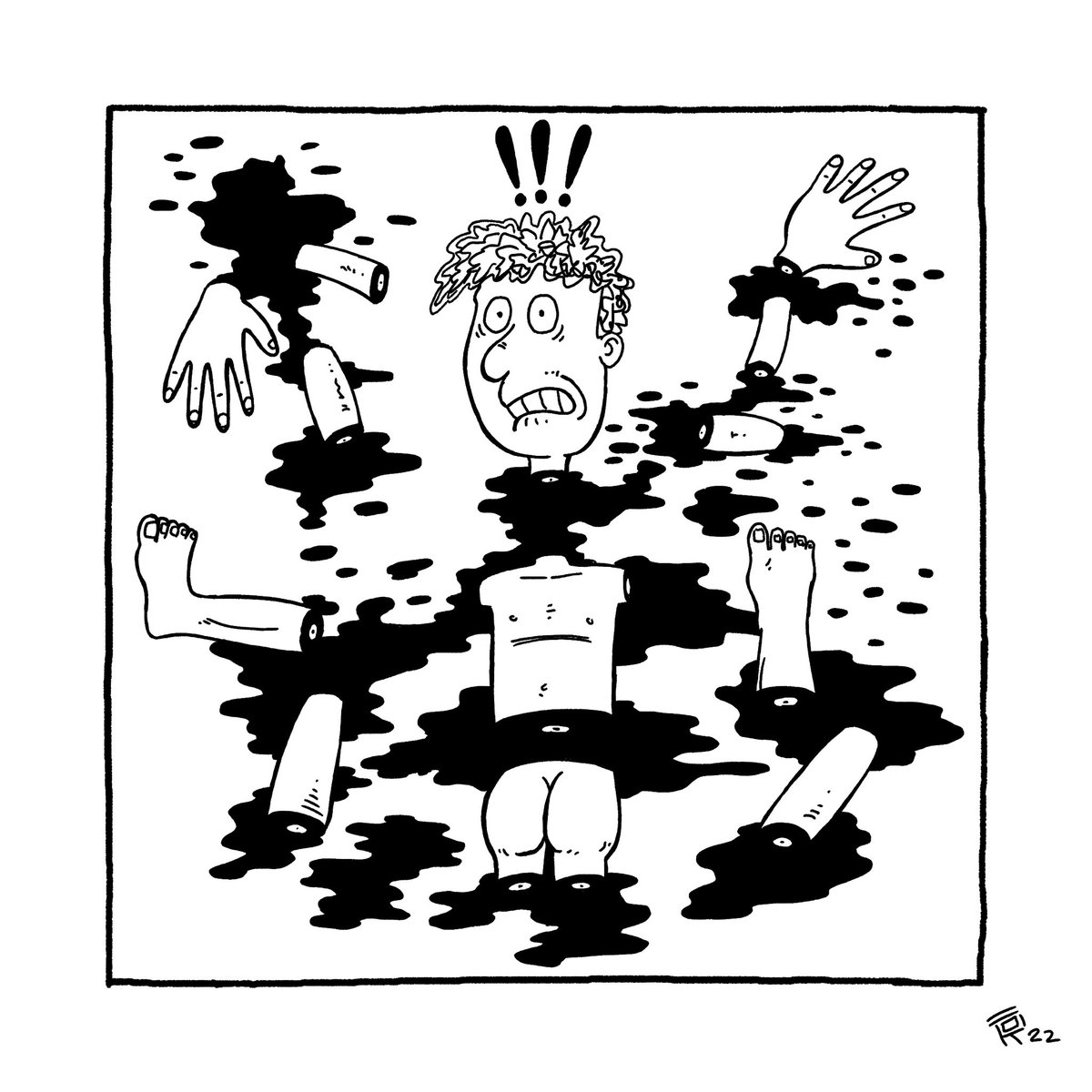 Day 18 - Scrape
#inktober #inktober2022