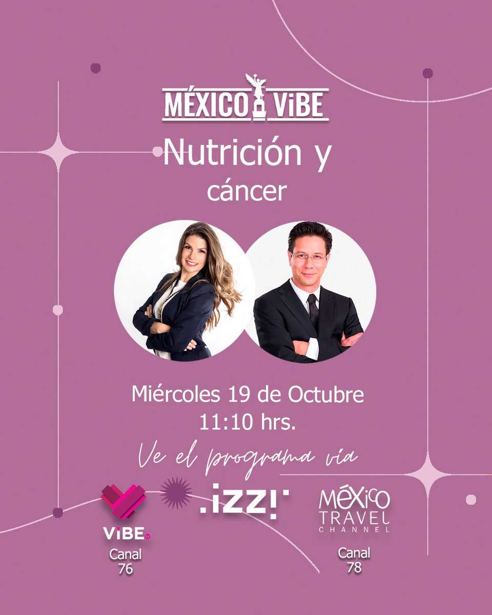 NutEstherSchiff's tweet photo. Mañana en #MéxicoViBE 🇲🇽estaré hablando sobre “Nutrición y cancer” 💕 ¡No te lo puedes perder! @ViBETVmx @MexicoTravelCh @izzi_mx https://t.co/LKjGU2IZ07

#CancerDeMama https://t.co/qWySyD5Ud5