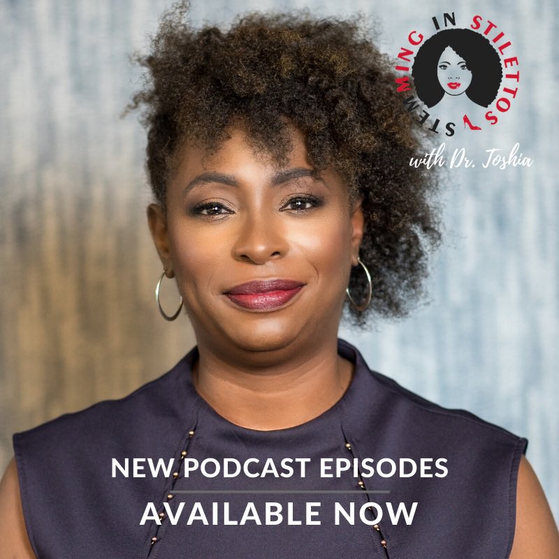 DrToshia11's tweet photo. STEMMING in Stilettos podcast is still moving along. Another great guest, another WOC in STEM. Check it out anywhere podcasts are available!! #NerdySTEMQueen https://t.co/ErcVwy2bnb