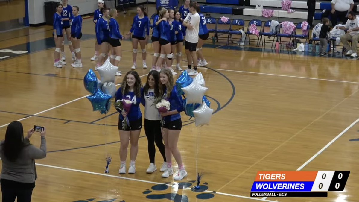 Our two seniors for Volleyball!

Alyssa Donley
Morgan Hooker
Coach Ricciuti

Congrats girls!