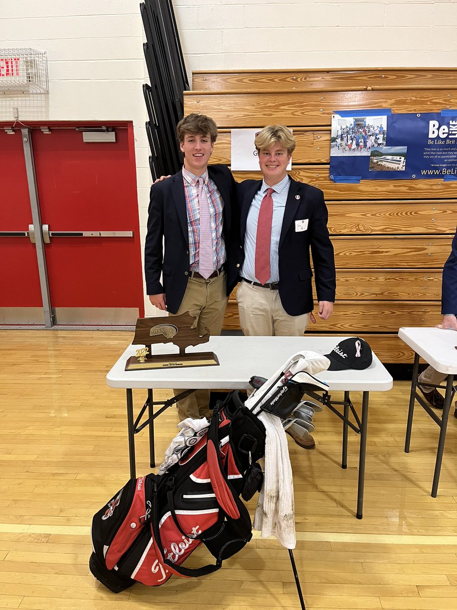 Sam and Tim representing the SJ Golf Program! <a href="/SJHS_PioneersAD/">Saint John's HS Athletics</a> <a href="/SJHS_HM/">Alex Zequeira</a> <a href="/SJHSGolf/">SJHS Golf</a>