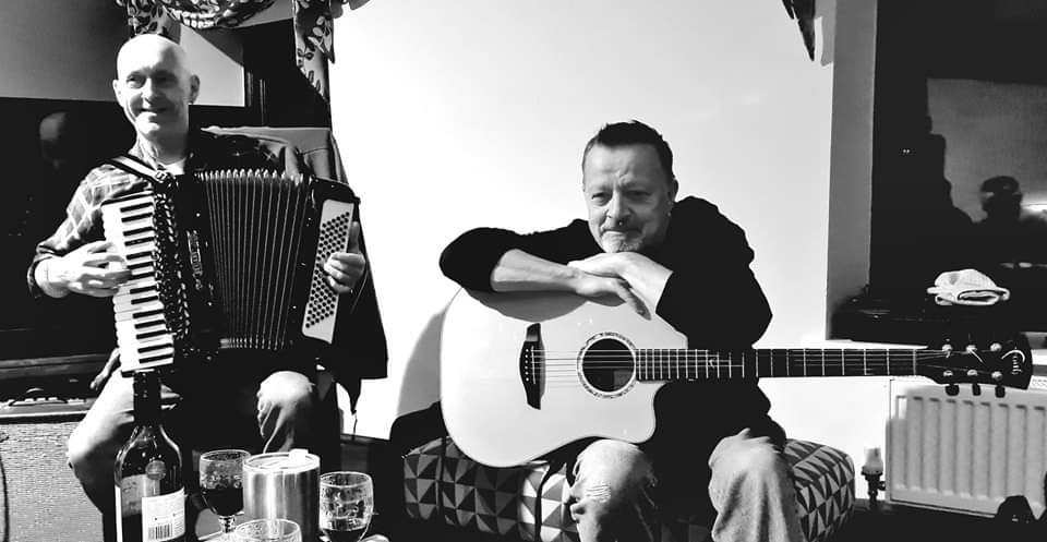 Garklein  accordian and guitar. Just your average tuesday at GEC HQ