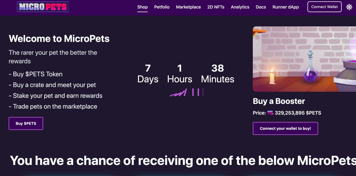 MicroJD111's tweet photo. 1 Year Birthday Bash Summary of MicroPetsBSC!

- 160 NFTs Burnt 🔥
- 1.5% of Total Supply Burnt🔥
- New Riddle on the Dapp 👀
- Visuals of Petropolis Lands🌍
- Reinvestment Contest 💸
- 3 Evolved 3D NFTs Given away 🐶

We had one of the best Parties 🎉 

#BNB #BSCGem #MicroPets https://t.co/q3rZBb8Pj7