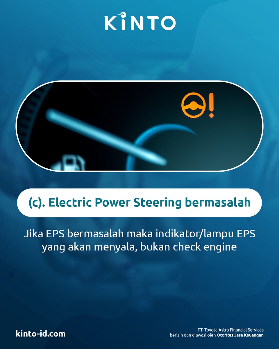 Kinto_Indonesia's tweet photo. Sebagai pengendara yang baik, Kinto Friends harus tahu nih fungsi dari setiap indikator mobil. Seperti salah satunya fungsi check engine.
Kinto Friends yang tahu jawab di kolom komentar yuk!
#KintoIndonesia #KintoID #BebasRibet #MobilitasTanpaBatas #KintoinAja https://t.co/qth3GthwEI
