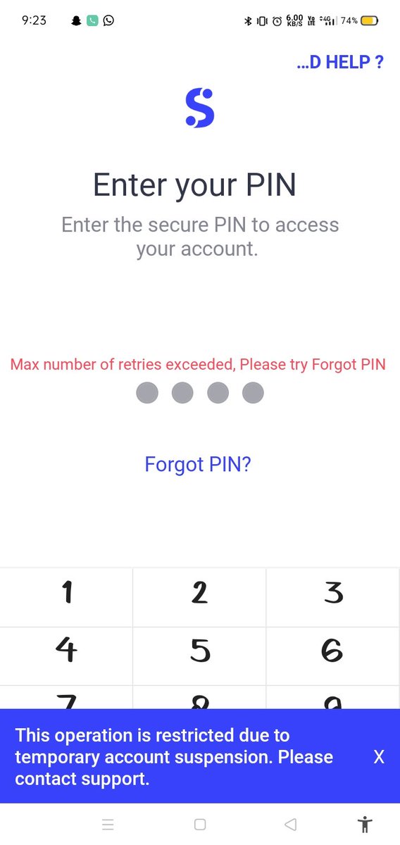 thatsavageguy's tweet photo. @CoinSwitchKuber i am unable to withdraw my money. Please fix this issue. And also now I'm unable to login in my account. "This operation is disabled for you. Please contact support." I receive this error.
Please help me https://t.co/D0qmJWTyeX