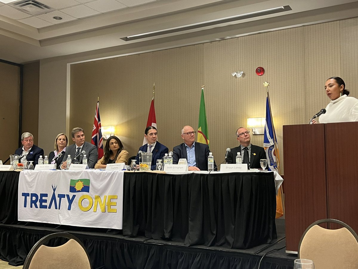 The first ever City of Winnipeg Mayoral Forum with Treaty One Nations was held tonight, as we stated this evening, reconciliation takes action. 

Good luck to all candidates and we will look forward to continuing our work with the City of Winnipeg. 

#treatyone #cityofwinnipeg