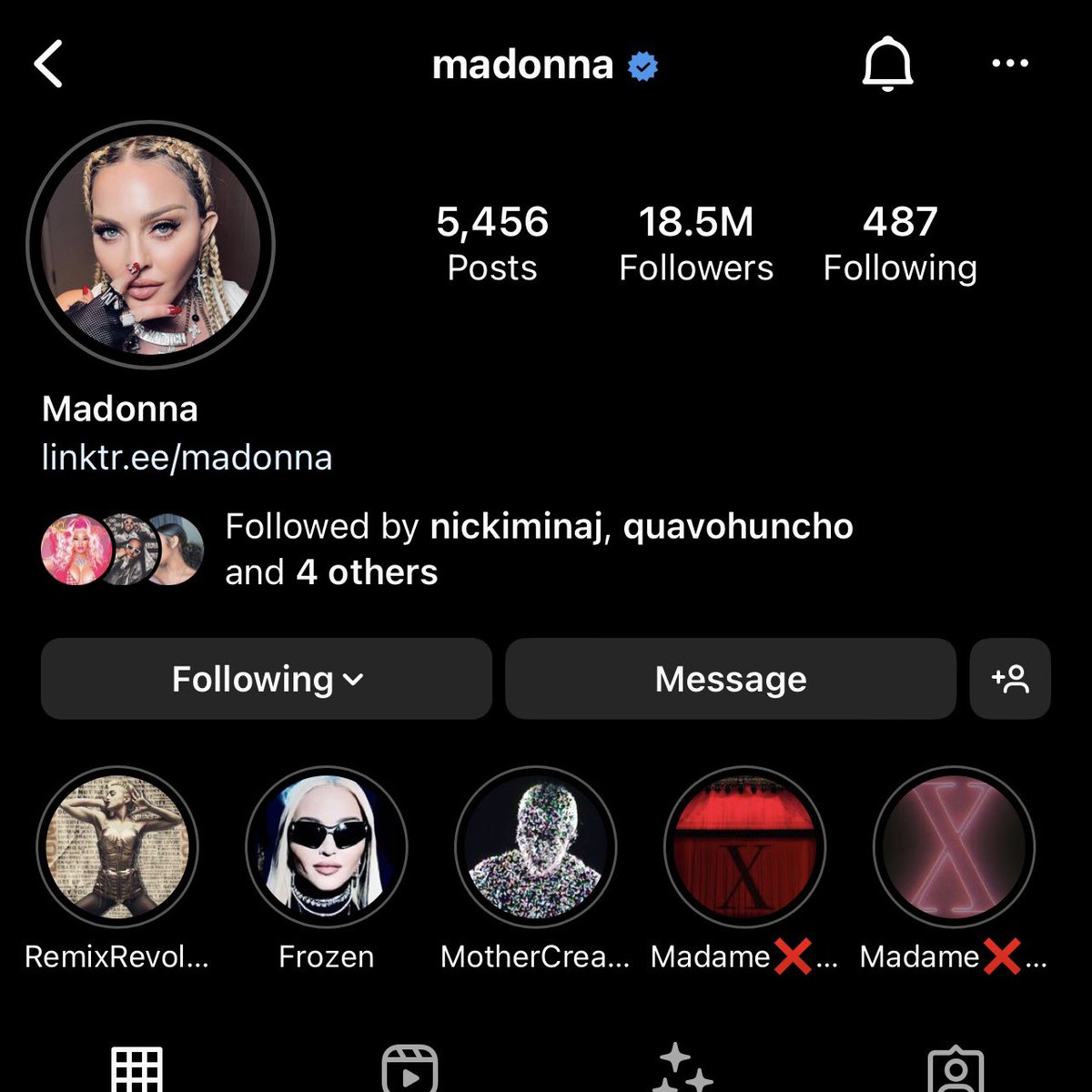 CloutyNaz's tweet photo. wtf is madonna doing watching my videos 😂❤️ @Madonna https://t.co/WRFIAvabFr
