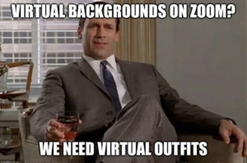 virtech_aus's tweet photo. What if virtual outfits were a thing! What outfits would you choose to #WFH? #employeeexperience #mentalhealthmatters #workfromhomewednesday source: https://t.co/Xu4SMUtenj https://t.co/E41bKVw0EK