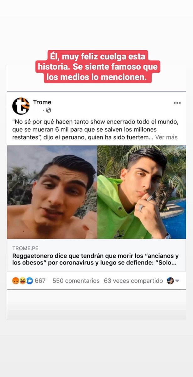 Abrafh's tweet photo. Aquí están los vídeos del hijo de la Dra Fit, cuando dijo en plena pandemia que los ancianos y obesos debían morirse primero por ya haber vivido #DraFit #DoctoraFit #MagalyTVLaFirme #amoryfuego #Metacrilato https://t.co/yTj725L6IC