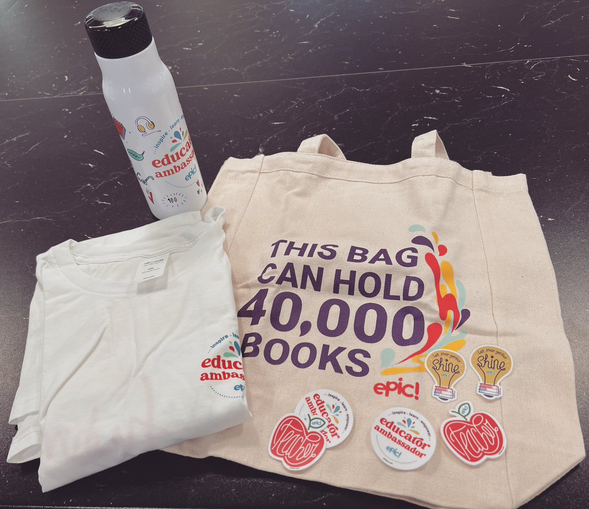 Thanks for the goodies 🥰🥰 <a href="/epic4kids/">Epic for Kids</a> #EpicAmbassador