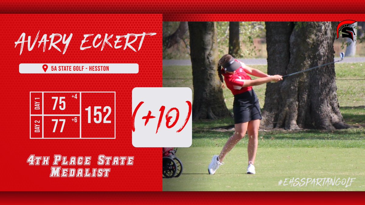 EHSSpartanGolf's tweet photo. Great finish to your senior season!  Proud of you as a golfer and even more proud of you as a person.  Keep working until your dreams come true! https://t.co/nQ9BqpQa2y