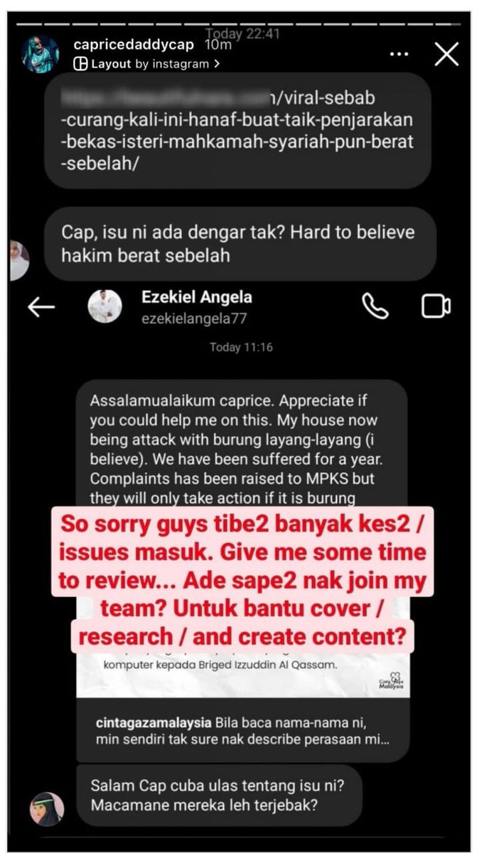 IniAlalalannn's tweet photo. Ada kerja kosong, jadi team research caprice.. LOL https://t.co/ZNh1Vq4DyM