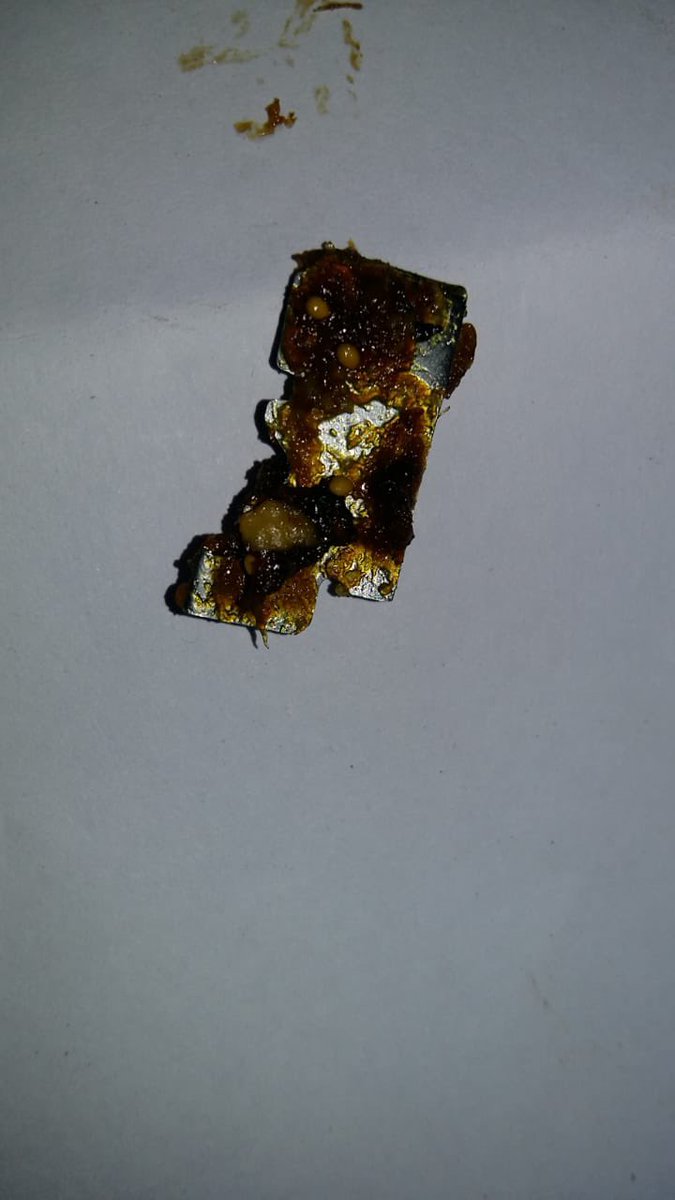 sanjs_25's tweet photo. Found blade in Gulati’s Sweets. Imagine if someone had eaten this, it would’ve costed them their life. I always loved gulatis but this is extremely DISAPPOINTING!!! 

Please retweet this for safety purpose. People need to know and be very careful while consuming outside food. https://t.co/vUZfhbz1as