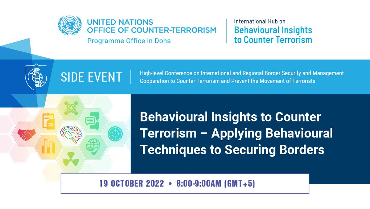 On the margins of the #DushanbeCTprocess Conference on #BorderSecurity &amp; Management Cooperation, <a href="/UN_OCT/">United Nations Office of Counter-Terrorism</a> #BIHub held a side event on applying behavioural science techniques to securing borders

👉More Info bit.ly/OCT-BI
#UNiteToCounterTerrorism