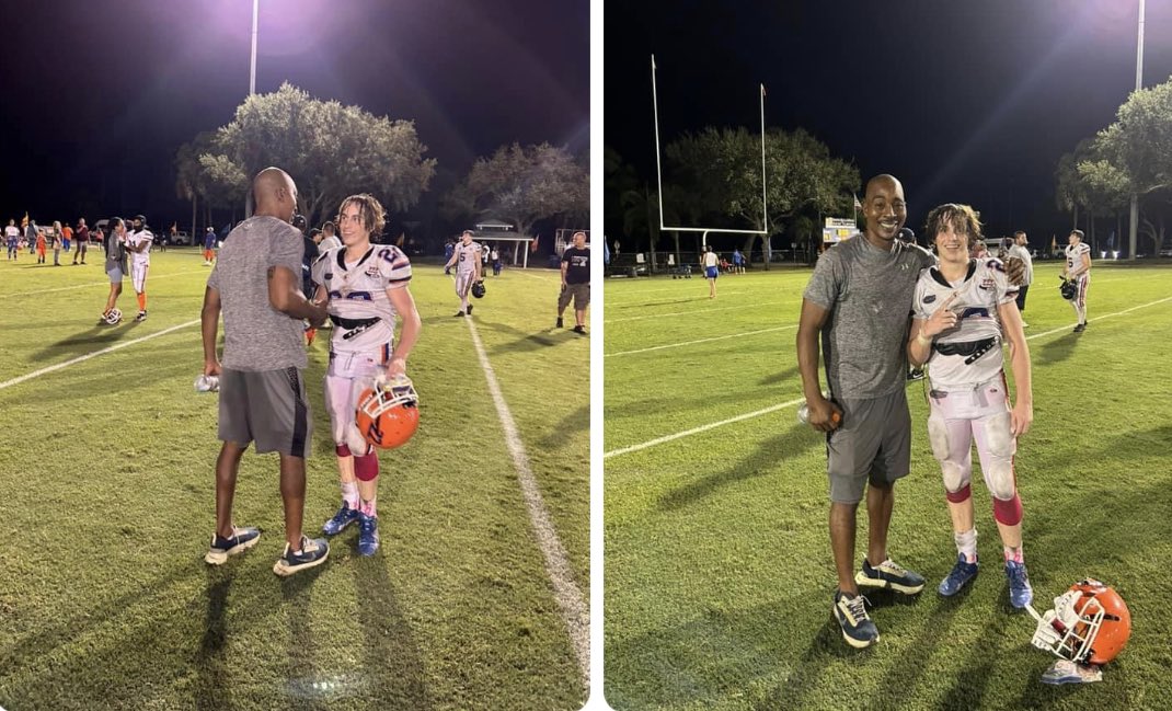 Ajsharp5's tweet photo. Great game tonight @JoeSykes22 . Congrats on the ‘W’ it was fun watching you fly around and make plays all over the field!
KEEP WORKING HARD & SUCCEEDING ON PURPOSE!💪
#palmbeachgardensflorida #builtbysharp #strengthandconditioningcoach #traintobegreat #neweraprep https://t.co/3mxBvG6atq