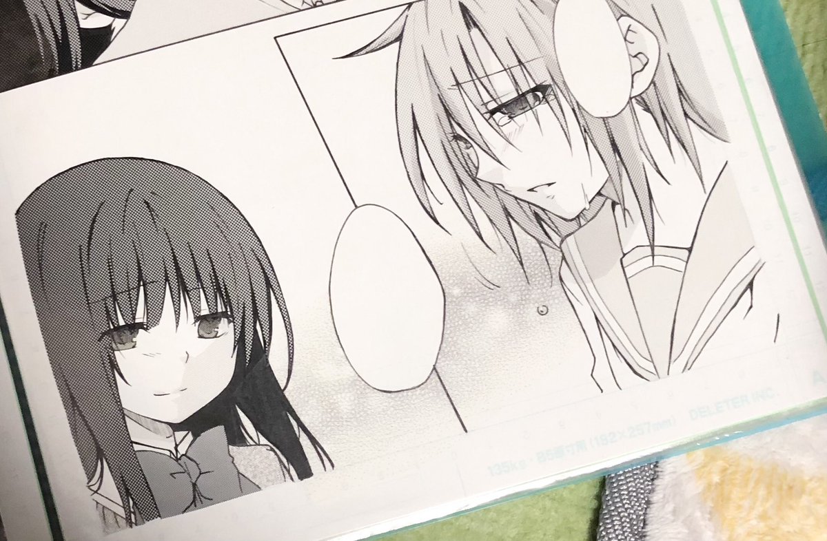 大昔の原稿過ぎて流石にトーンが黄ばんでましたわー
ひぐらしの同人誌原稿
でも三枚目のレナ好きだな私
詩魅も 