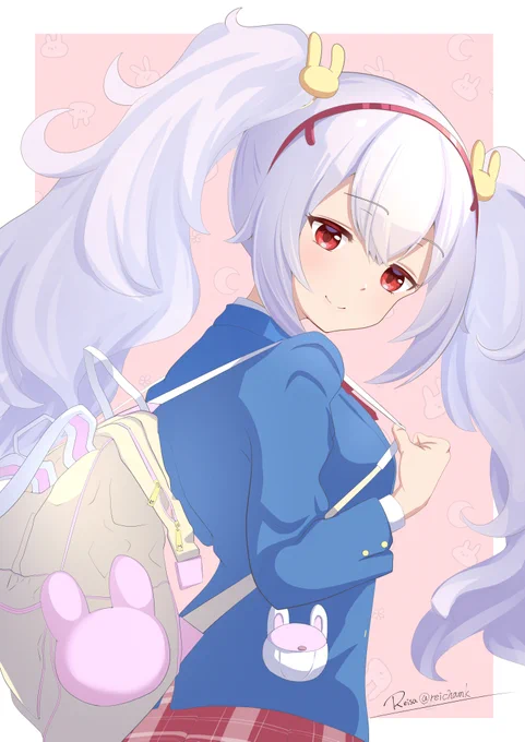 私立、うさうさ学園制服(仮) #ラフィー #AzurLane  #アズールレーン 