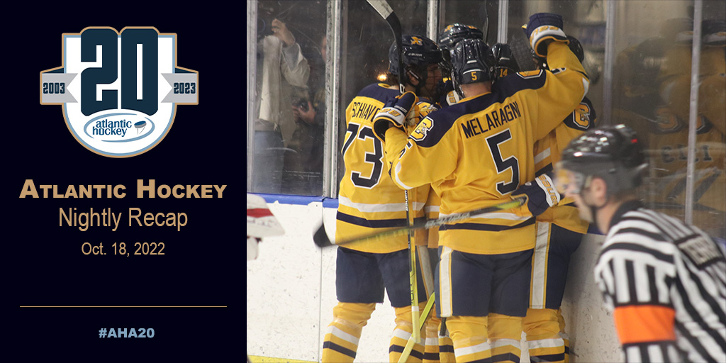 Atlantic_Hockey's tweet photo. Liam McLinskey nets his first career hat trick for Holy Cross to headline Tuesday night action in Atlantic Hockey. 

📰 https://t.co/d2Egzo4XUg
📈 https://t.co/cBgH4EnAsE
📊 https://t.co/7Csau3ZBw3
📅 https://t.co/xZBJQSVE65

#AHA20 https://t.co/mV1RrT79w0