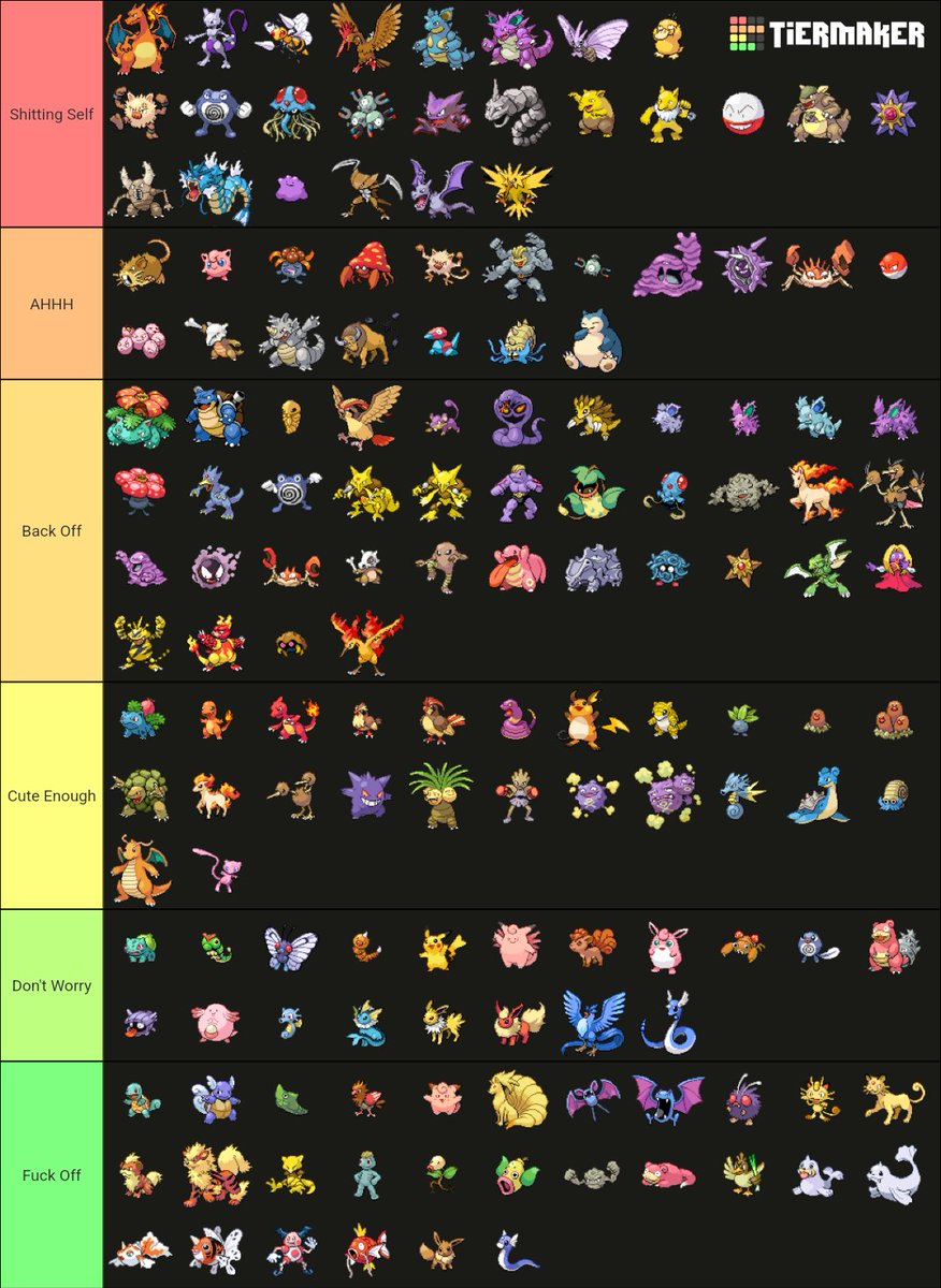 HitNRunGaming's tweet image. Today on stream, @Chaotic_Prysm amd @Bluemuztang96 broke down which Gen 1 Pokémon would be the most terrifying if we saw them in real life! Who would you want to avoid most?