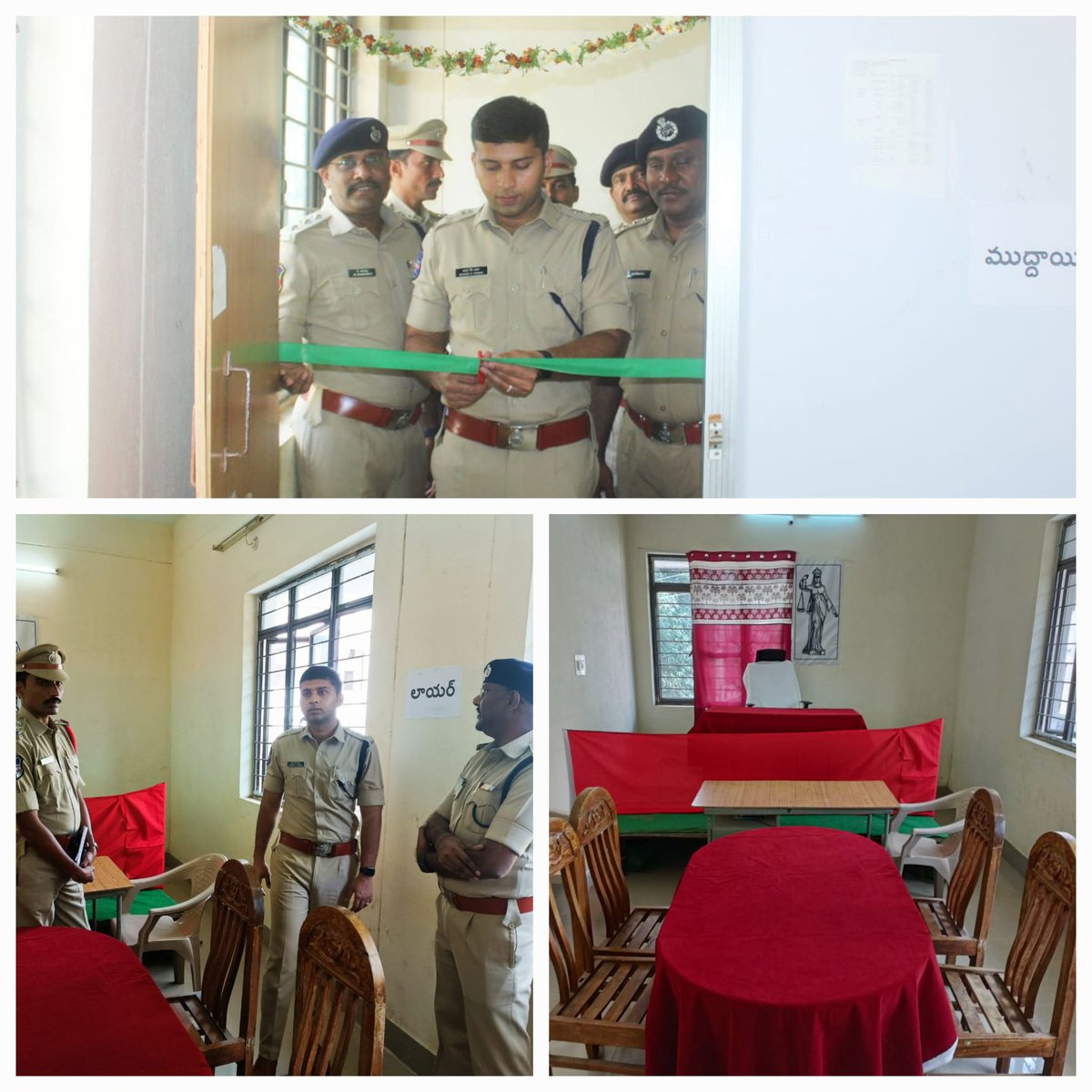 Inaugurated a #MockCourt at @psmhbdtown to familiarise witnesses to the court atmosphere. This will be used to #Simulate #Trials for better preparation and ensure #Conviction. @TelanganaDGP @TelanganaCOPs @Collector_MBD @AclbMahabubabad @sdpomahabubabad @mhbdpolice