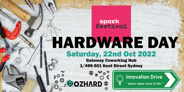 InnovationDrv's tweet photo. HARDWARE DAY - at @sparkfestivalau on Saturday 22nd Oct 2022 10AM -1PM join us
https://t.co/a6NADecNJ3 https://t.co/caAYGmVC4u