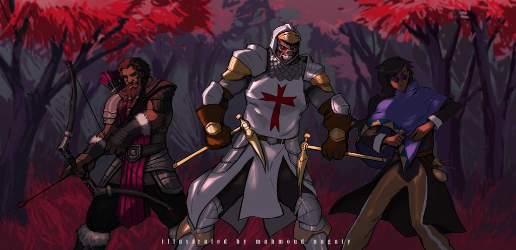 Leysh, Jhereg and Kimber - ready for anything