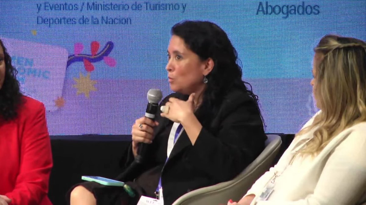 redmad_chile's tweet photo. La jornada en @WefArgentina terminó con la participación de Sandra Barros, Cofundadora de @MujeresFuturo y Managing Director en @Accenture_CL; @nikyverdugo, presidenta de @WEFChile y la @CMN_Oficial; y Clery Neyra, Vicerectora de Innovación de @AIEP, en diferentes paneles. https://t.co/yqFKZ3Oc48