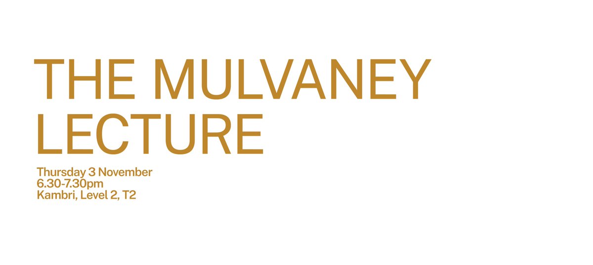 📢The Mulvaney Lecture is back in 2022. Join us at 6:30pm on Thursday 3 November, in Kambri for Prof. Sue O'Connor's lecture, 'Modern Humans in Pleistocene Wallacea...the story so far' Register below! bit.ly/3TvFy9j