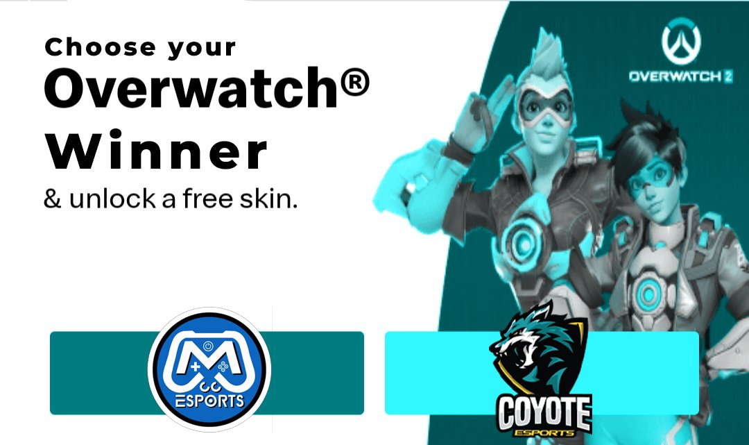 Overwatch 2 Meal McMatch Tonight <a href="/MccEsports/">MCC ESPORTS CLUB</a> VS <a href="/cgccesports/">CGCC Coyote Esports</a> in the <a href="/MCELEsports/">Maricopa Colleges Esports League</a>
 
Watch Live at 8 pm: twitch.tv/mcelesports

<a href="/mcccd/">Maricopa Community Colleges</a> <a href="/chandlergilbert/">Chandler-Gilbert CC</a> <a href="/mesacc/">Mesa Community College</a> 
#collegeesports #azesports #howlyeah