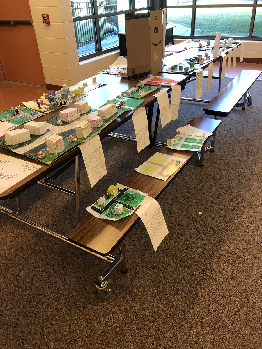 Hall5thMathAHL's tweet photo. 5th grade Volume City Projects ready for AVID Academy tomorrow! 🖤 Our Scholars did an amazing job with creating their cities. They also set up their Feedback stations for an activity we will be participating in tomorrow to practice the W (Writing) in WICOR. https://t.co/NcuNjF2zIm