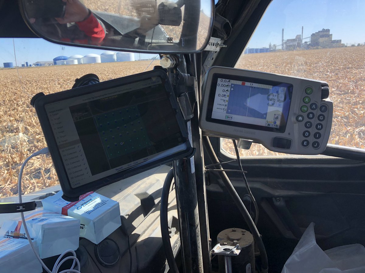 Soil sampling at Hastings Ne