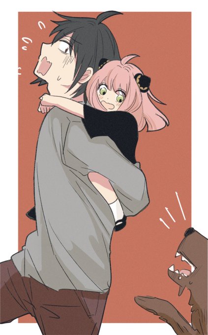 「ahoge piggyback」 illustration images(Latest)