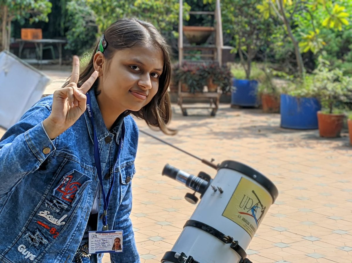 igplucknow's tweet photo. #UPAAC teams with Projection Telescope. Practice session for upcoming Eclipse. @sandtdepartment @igplucknow @sumit_igp https://t.co/L9fL2gLkFB