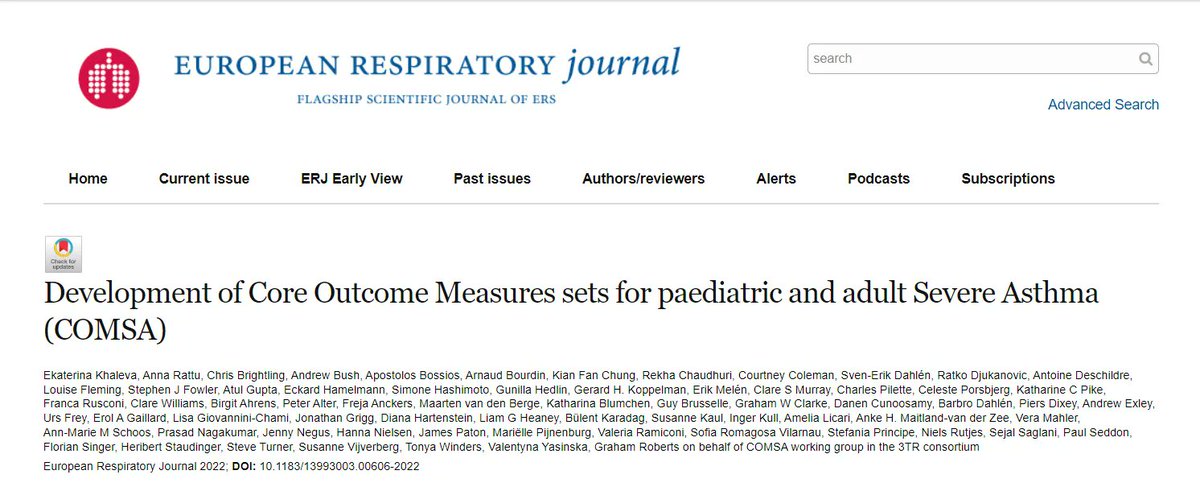 ATS_BSHSR's tweet photo. Development of #Core #Outcome #Measures sets for #paediatric and #adult #Severe #Asthma ( #COMSA) https://t.co/FAdPZ52Uov https://t.co/leXidYmh0v