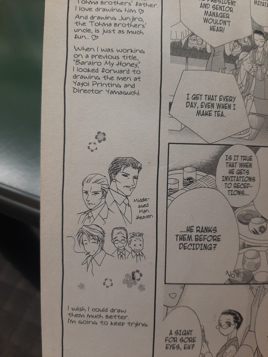 I miss when manga used to have these author comment side bars. These notes were always so funny 