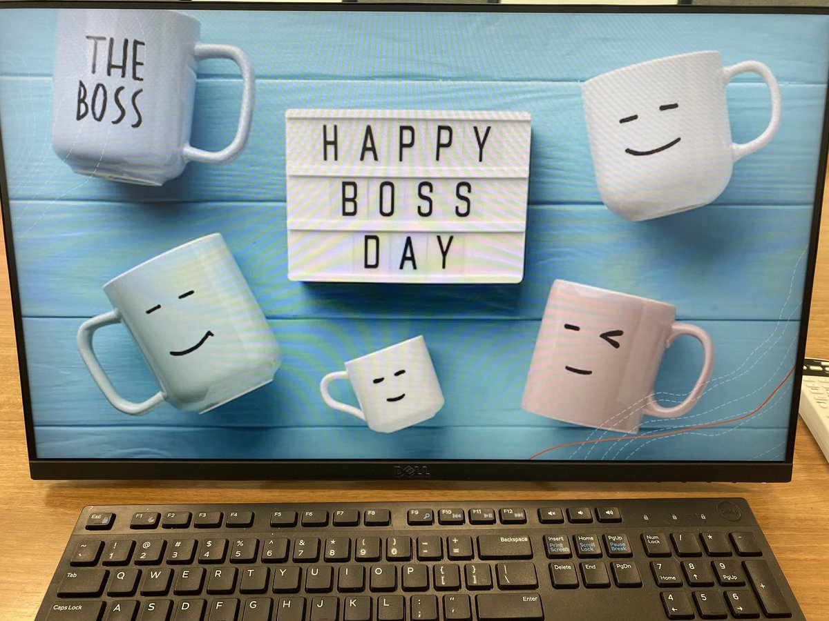 SAngel_TECH's tweet photo. Celebrating our AMAZING Bosses today! Couldn’t be more grateful for each of you and all you do for our Department and our District! A BIG THANK YOU from us to you! #TeamSISD #bossesday #DoTS https://t.co/sAVPXYvFGt