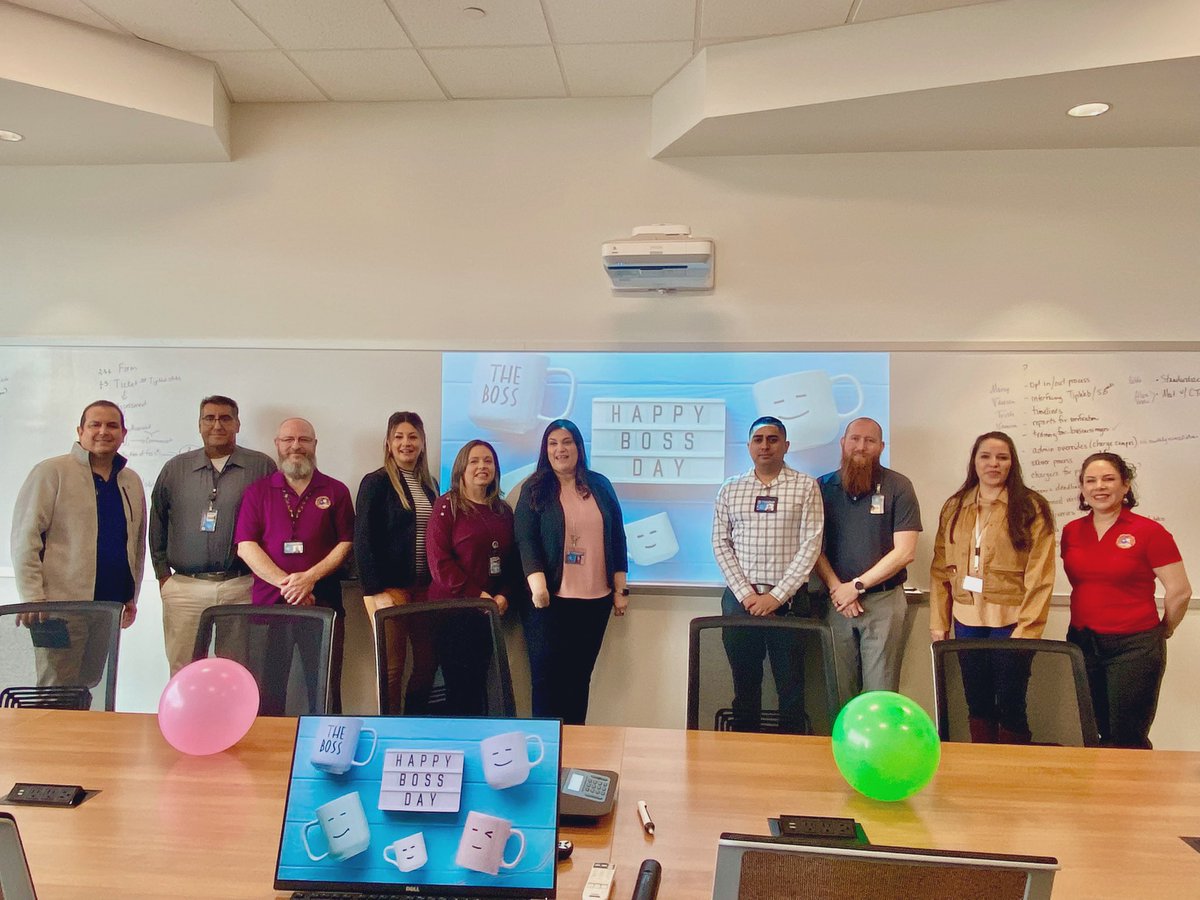 SAngel_TECH's tweet photo. Celebrating our AMAZING Bosses today! Couldn’t be more grateful for each of you and all you do for our Department and our District! A BIG THANK YOU from us to you! #TeamSISD #bossesday #DoTS https://t.co/sAVPXYvFGt