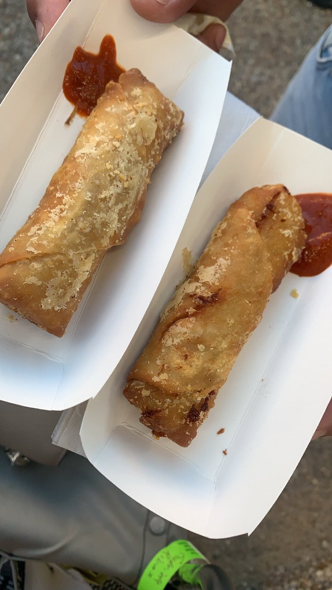 LDZPrincipal's tweet photo. Trying all the fried foods with the family. I think I screamed more than Gracie on the mini rollercoaster. I don’t think it was meant for adult weight 😂 #TXStateFair https://t.co/0gWVjPZUVk