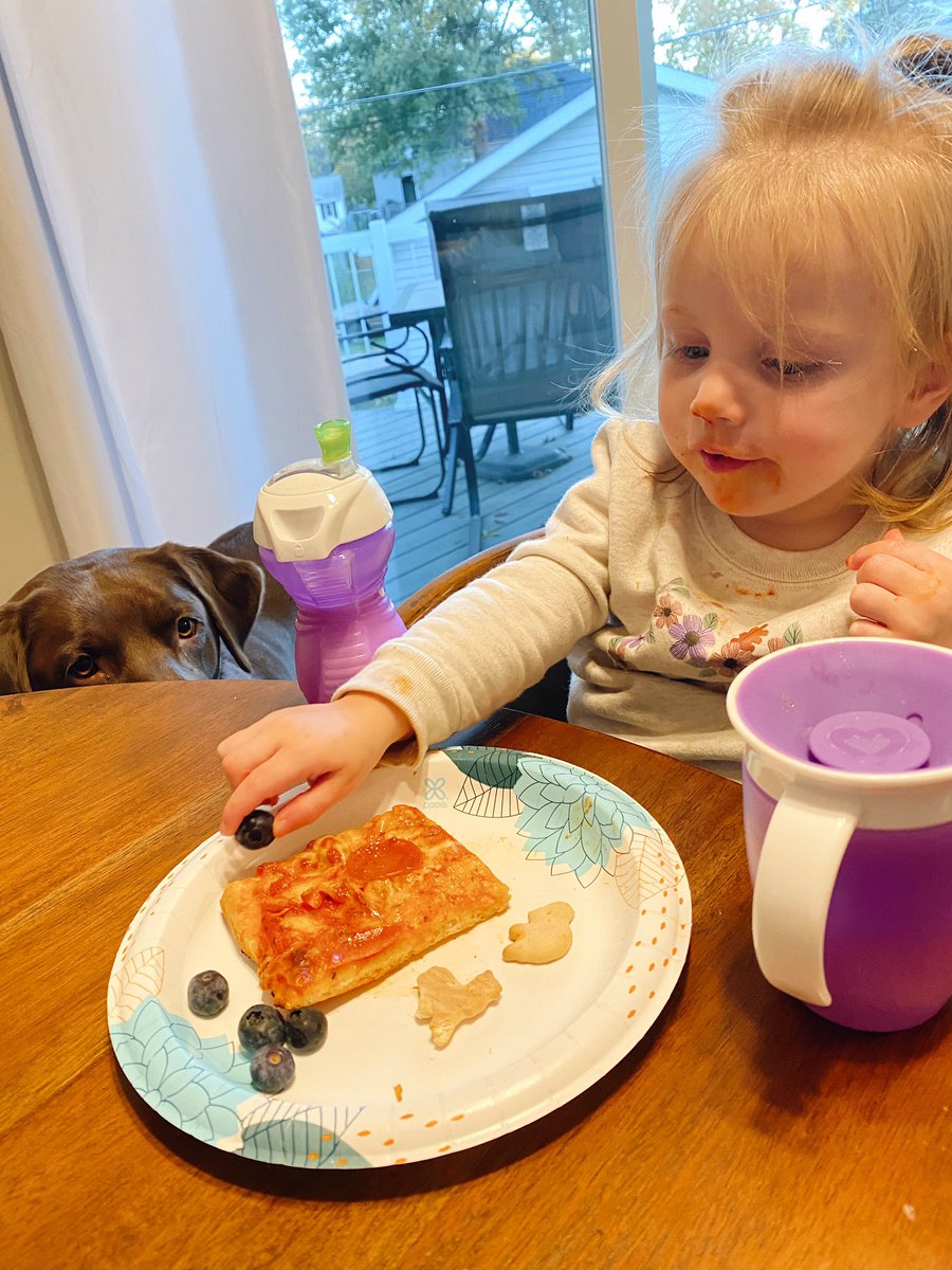 Chef Lily making pizza! 🍕 
*eat at your own risk*