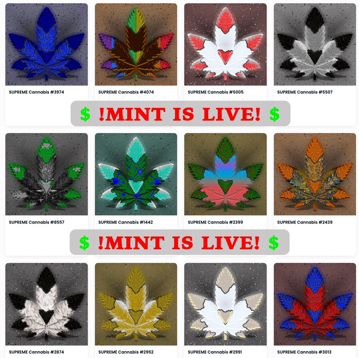 🚨 MINT is LIVE! 🚨 No derivatives here. 🧐
-
#NFT #NFTs #NFTart #nftcommunity #NFTcollector #NFTcollectors #NFTdrop