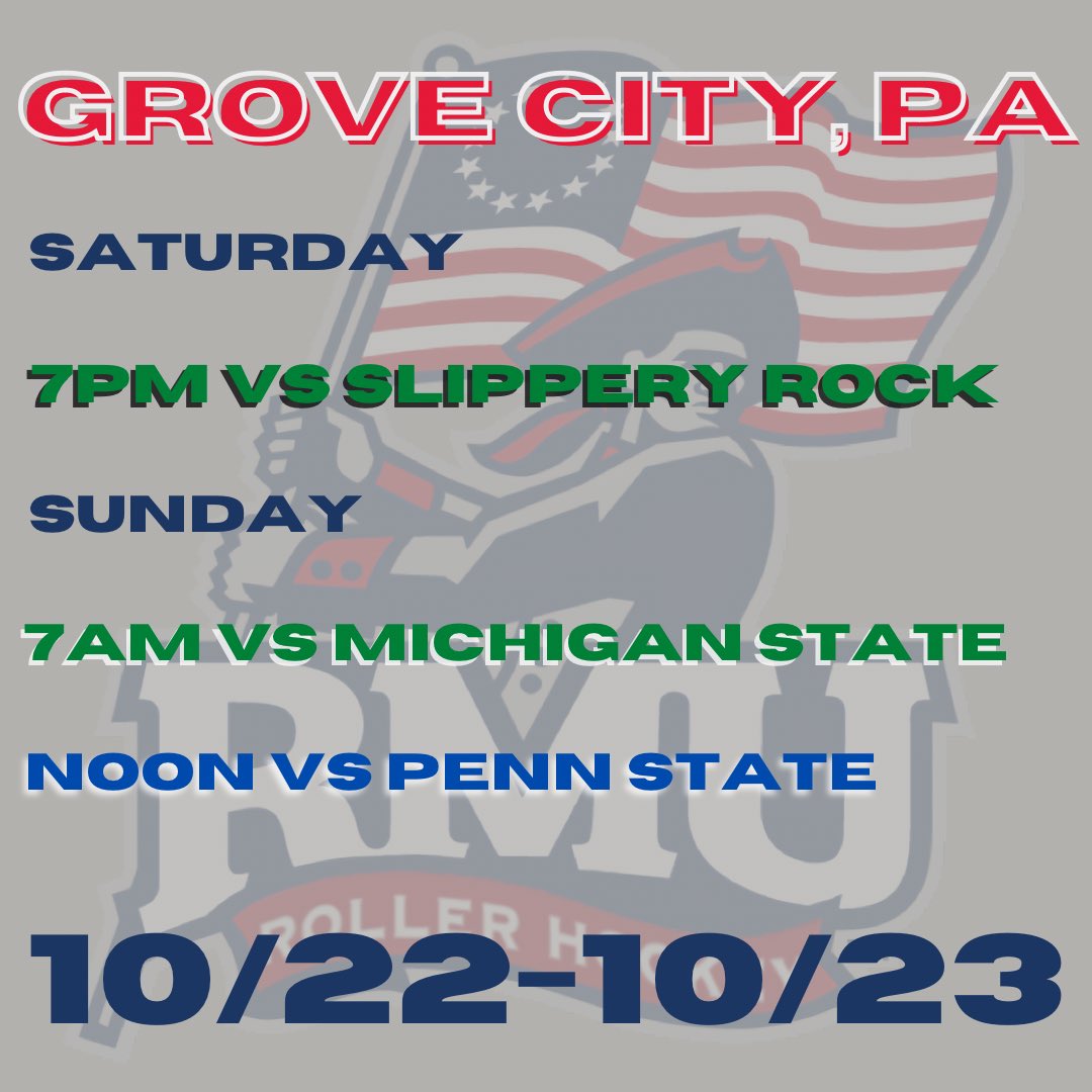 Your Colonials are in Grove City this weekend for the first games of the regular season!