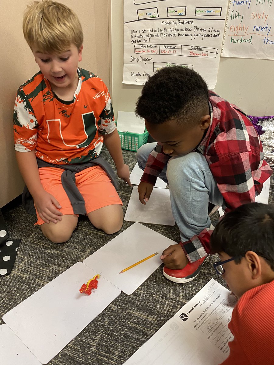caseykelli1's tweet photo. We are learning about different forms of energy in science this week.  Today, students collaborated and discovered what happens when wind up toys move and what causes them to move. @IsbellPride #IsbellPride https://t.co/gQDiEDYJdF
