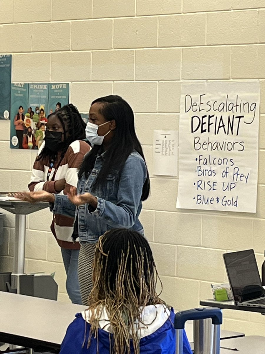 DawnGSmith1's tweet photo. PBIS isn’t a program, it’s a culture. At C.J. Hicks, teacher leaders are encouraged to lead and share their expertise. Speed PD was a great way for our teachers to shine &amp; share.💙💛 Thank you @CJHicksElem @PrincipalCJHES https://t.co/toeYbr1MVp