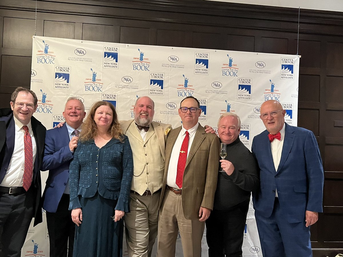 Bravo to the newest inductees of the NYS Hall of Fame. Hooray for <a href="/minjinlee11/">Min Jin Lee</a> #JamesMcBride <a href="/EmpireStateBook/">EmpireStateCtrBook</a> <a href="/nyswi/">NYS Writers Institute</a> <a href="/riverheadbooks/">Riverhead Books</a> <a href="/HachetteUS/">Hachette Book Group</a> <a href="/ualbanyalumni/">UAlbany Alumni Association</a> <a href="/HavidanUAlbany/">Havidán Rodríguez</a>