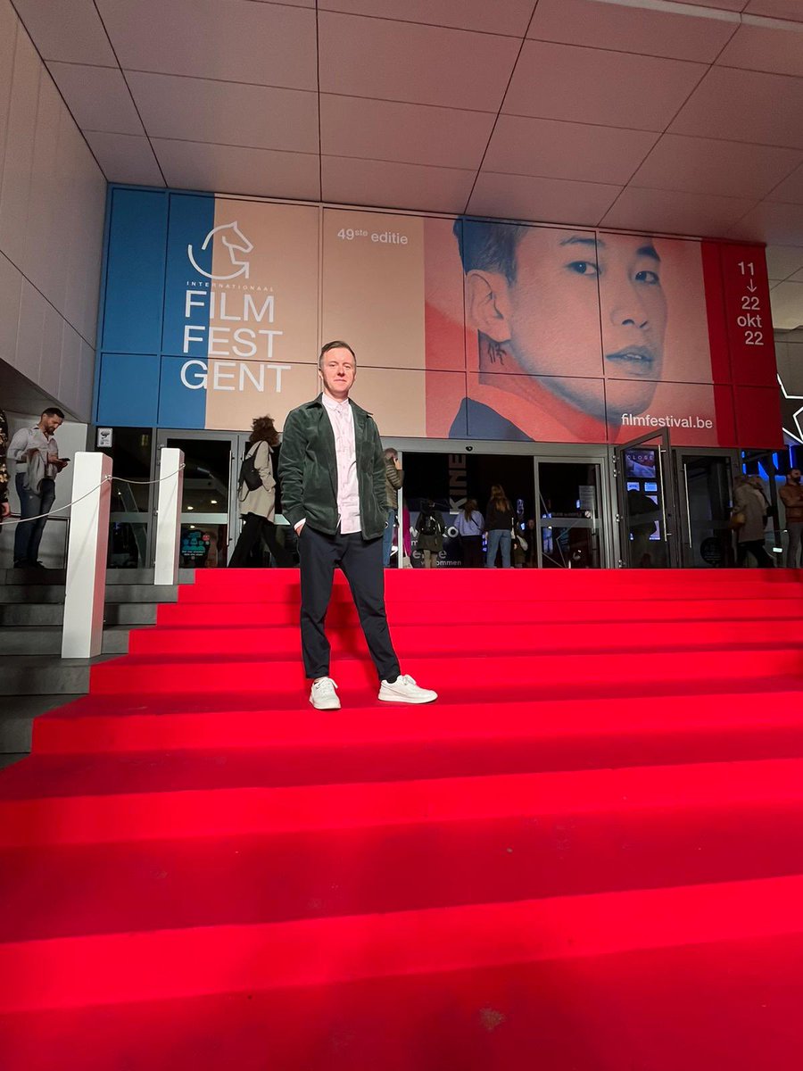 quietgirlfilm's tweet photo. Wonderful sold-out screening of #TheQuietGirl @FilmfestGent tonight! Almost the entire audience sat through the end credits &amp; stayed for the Q&amp;A! Buíochas to Irish Ambassador to Belgium, Kevin Conmy for introducing #AnCailínCiúin &amp; to @CineartBE for co-ordinating everything! 🇮🇪🇧🇪 https://t.co/QPPqkXQYD6