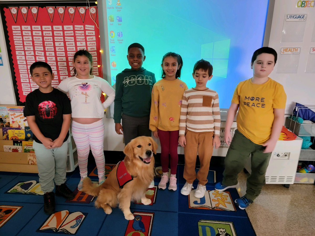 Welcome back, Remy! We couldn't pawsibly love you any more 💛🐾💙<a href="/MemorialPTA/">Memorial PTA</a> <a href="/OldBridgeTPS/">The Bridge</a>