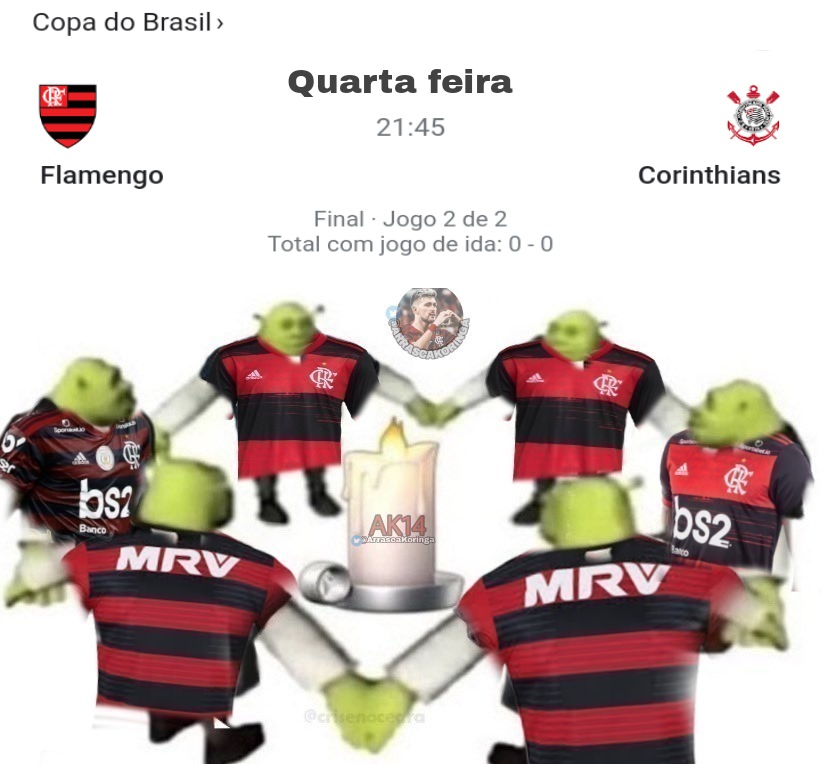 arrascakoringa's tweet photo. URGENTE 🚨

Silêncio, os Shreks estão em CAMPANHA de oração de 24hs pelo Flamengo https://t.co/qSVT7CQvmw
