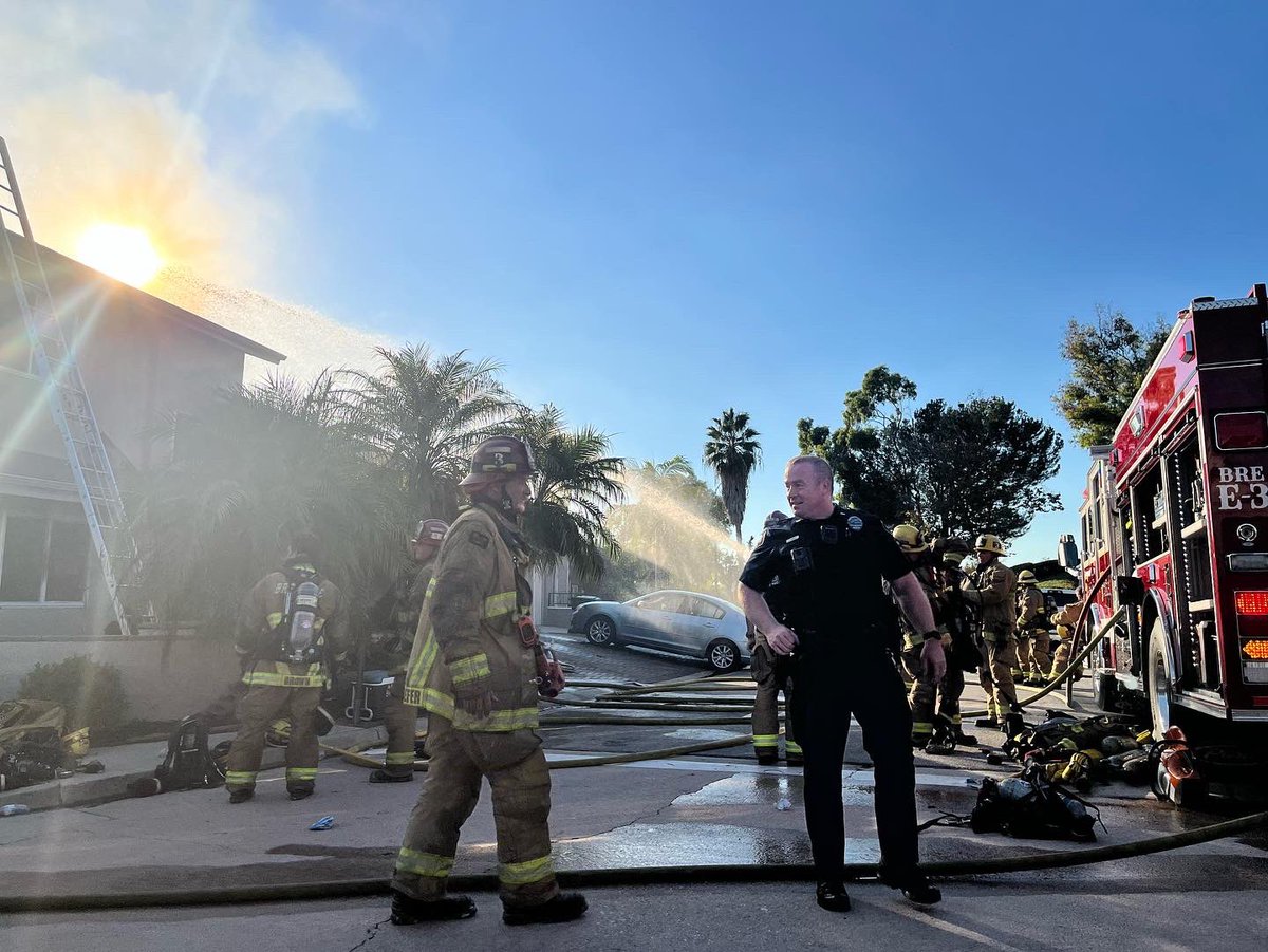 Multiple Fire units are still on scene of the structure fire at Apricot and Coyote Canyon. These pictures are of the scope of the incident and the reason we ask you to avoid the area. #apricotcommand