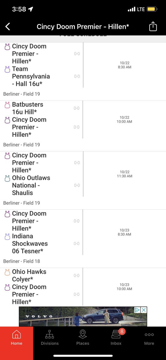 Brianna Dowell (@briannadowell15) on Twitter photo Here is my teams schedule this weekend for the American Premier Fall Showcase at Berliner in Columbus Ohio. My team and I hope to see you there! <a href="/OtterbeinSB/">Otterbein University Softball</a> <a href="/AshlandUSball/">Ashland University Softball</a> <a href="/CoachKnerem/">Emlyn Knerem</a> <a href="/MSJSoftball/">MSJ Softball</a> <a href="/Coach_Goderwis/">Beth Goderwis</a> @CoachFentonBG <a href="/BGSUSoftball/">BGSU Softball</a> <a href="/Paige_McMenemy/">Paige McMenemy</a> <a href="/TiffinUSoftball/">Tiffin University Softball</a> Here is my teams schedule this weekend for the American Premier Fall Showcase at Berliner in Columbus Ohio. My team and I hope to see you there! <a href="/OtterbeinSB/">Otterbein University Softball</a> <a href="/AshlandUSball/">Ashland University Softball</a> <a href="/CoachKnerem/">Emlyn Knerem</a> <a href="/MSJSoftball/">MSJ Softball</a> <a href="/Coach_Goderwis/">Beth Goderwis</a> @CoachFentonBG <a href="/BGSUSoftball/">BGSU Softball</a> <a href="/Paige_McMenemy/">Paige McMenemy</a> <a href="/TiffinUSoftball/">Tiffin University Softball</a>