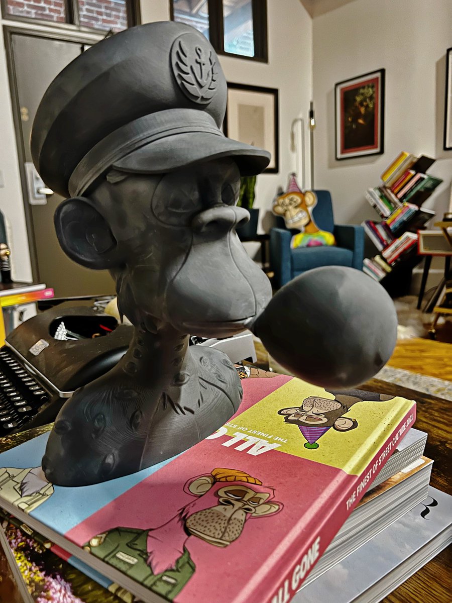 And now…To paint him!❤️‍🔥

<a href="/BoredApeYC/">Bored Ape Yacht Club 🍌</a> 

#BoredApeYachtClub #BAYC #NFT